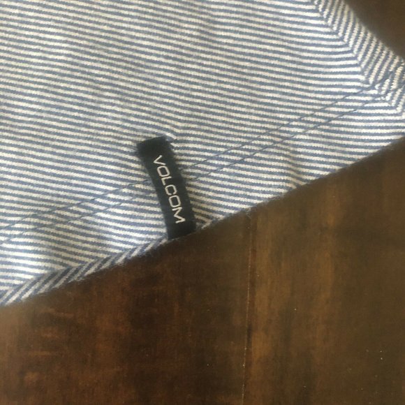 Volcom Women’s Navy White Size: S Striped Dress - Picture 6 of 10